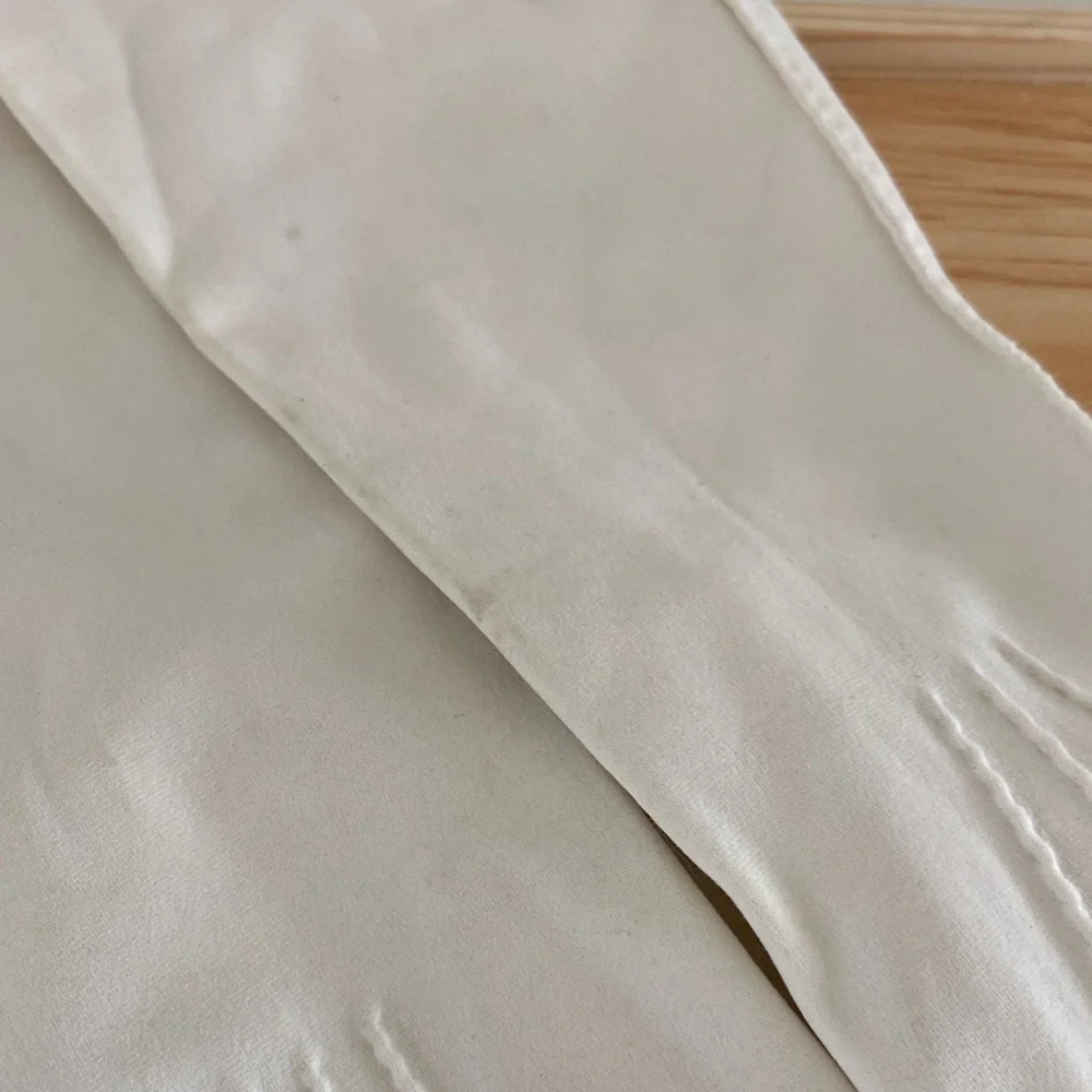Womens Vintage White Church Dress-Up Fancy Easter Gloves